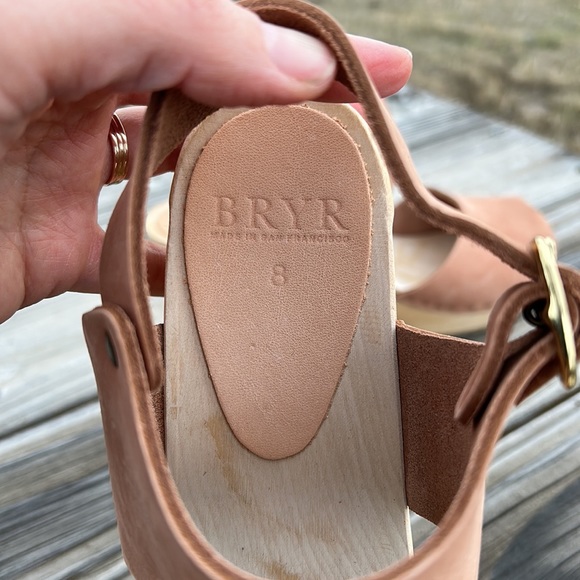BRYR Clog in Clay sz 38 with 2 in heel - Picture 3 of 7